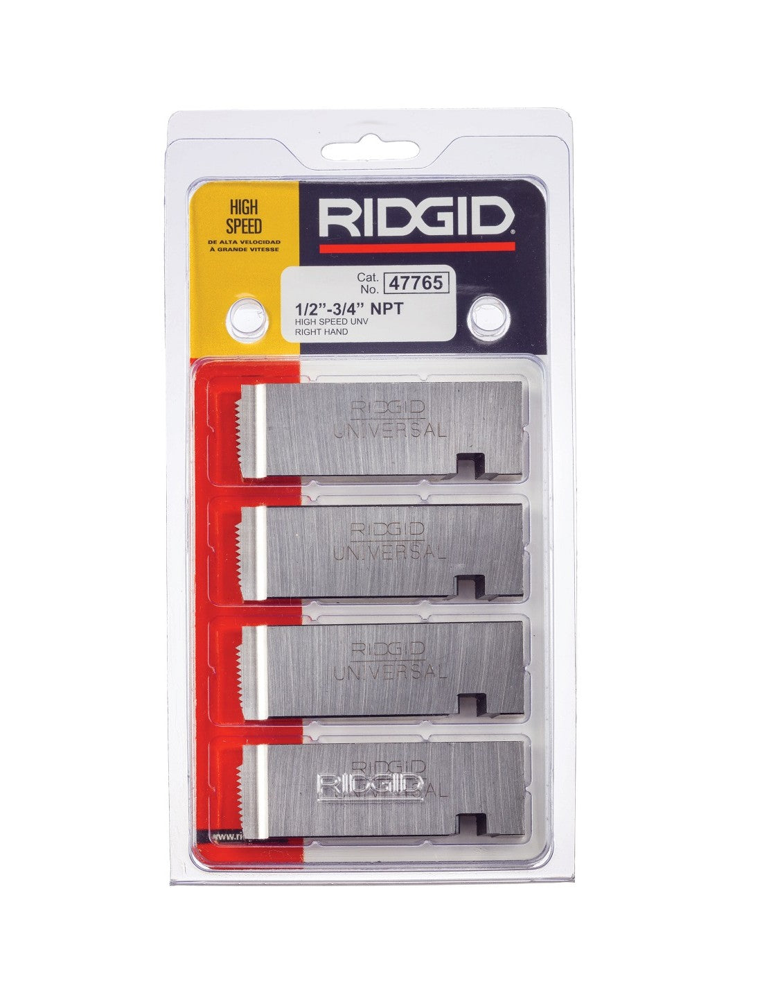 Juego de dados marca Ridgid  1/2 a 3/4 ref 47765